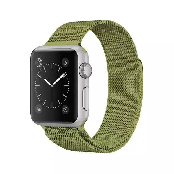 Apple-Watch-38-41-mm-milánói-mágneses-fém-szíj-zöld