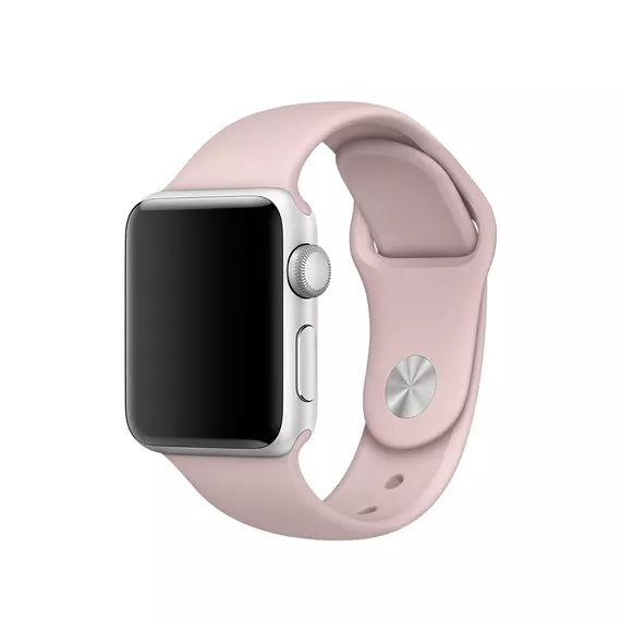 Apple-Watch-38-41-mm-M-L-sport-szilikon-szíj-halvány-rózsaszín