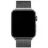 Kép 2/3 - Apple-Watch-42-44-45-49-mm-milánói-mágneses-fém-szíj-grafit