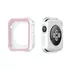 Kép 2/2 - Apple-Watch-38mm-ütésálló-szilikon-tok-fehér-pink